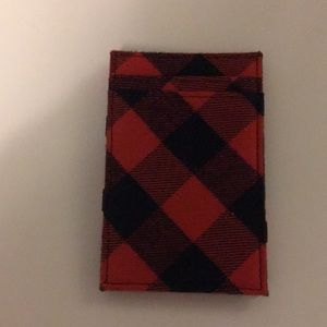 J Crew Magic Fold Wallet in Buffalo Plaid